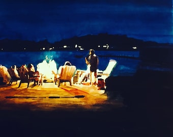Campfire - Giclee Print