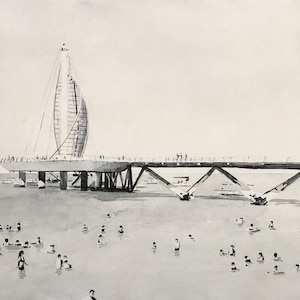 Playa Los Muertos Puerto Vallarta 4 - Giclee Print