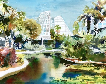 San Antonio Botanical Garden - Fine Art Print