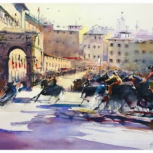 Palio di Siena - Giclee Print