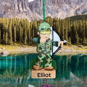 Personalized Hunting Ornament