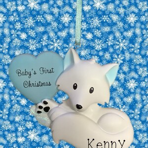 Baby&#39;s First Christmas Personalized Ornament