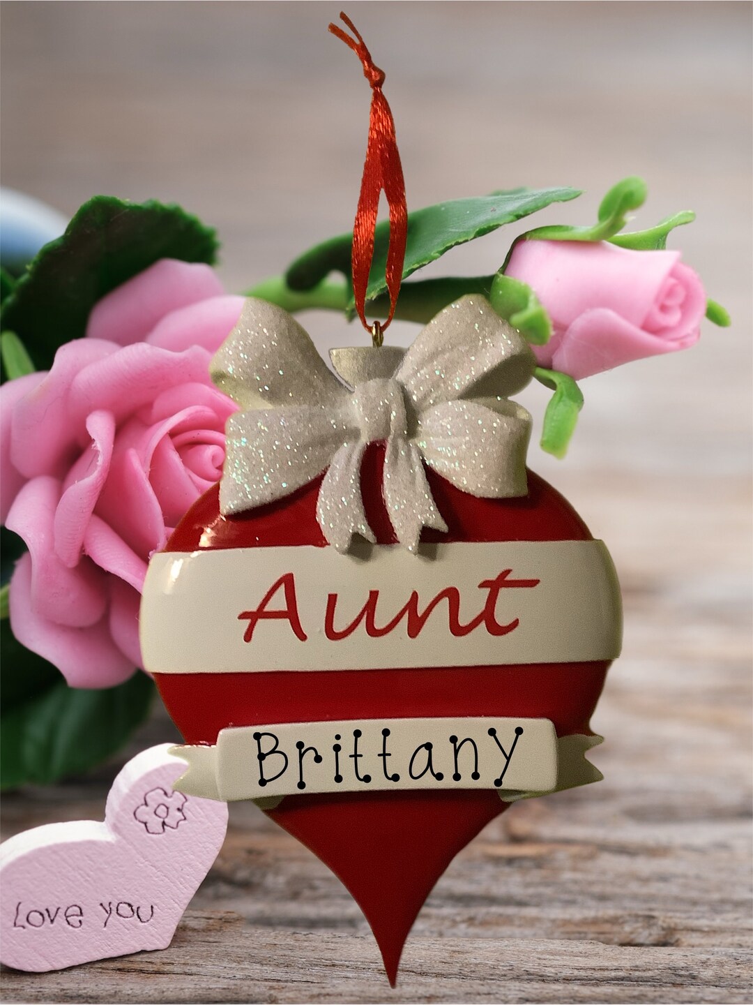 Aunt Personalized Ornament - Etsy