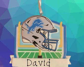 Detroit Lions Personalized Ornament