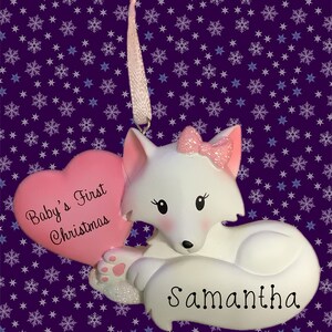 Baby&#39;s First Christmas Personalized Ornament