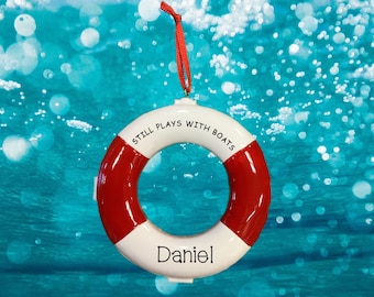Personalized Life Ring Ornament