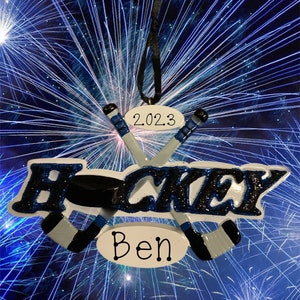 Hockey personalisierte Ornament