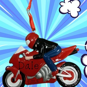 Sport Bike Personalized Ornament