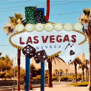 Adorno de Las Vegas personalizado