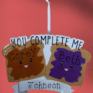 You Complete Me Personalized Ornament