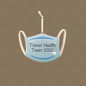 Face Mask Personalized Ornament