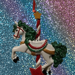 Carousel Horse Personalized Ornament