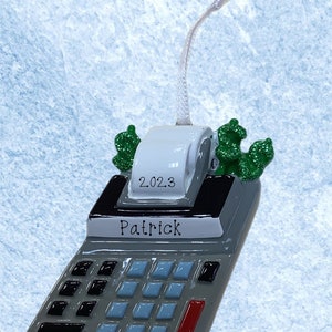 Accounting Tax Worker Personalized Ornament