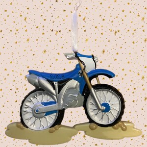 Dirt Bike Personalized Ornament
