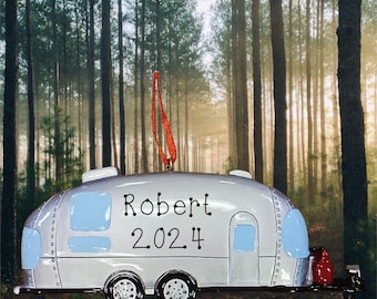 Adorno personalizado plateado para remolque de viaje Airstream