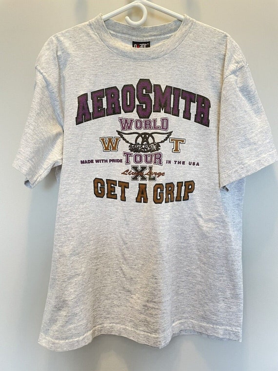 Vintage Aerosmith 90s T-shirt XL World Tour Get A Grip Band - Etsy