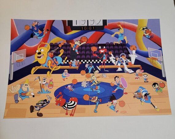 Cartoon Network Space Jam Practice Print