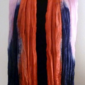 22-Silk scarf XL crash scarf image 2