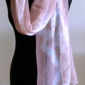 130-Silk scarf chiffon image 4