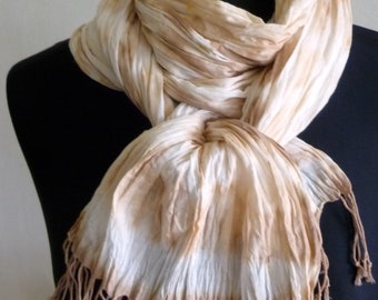 # 82-Crinkle Batist Scarf XXL NEW!!!