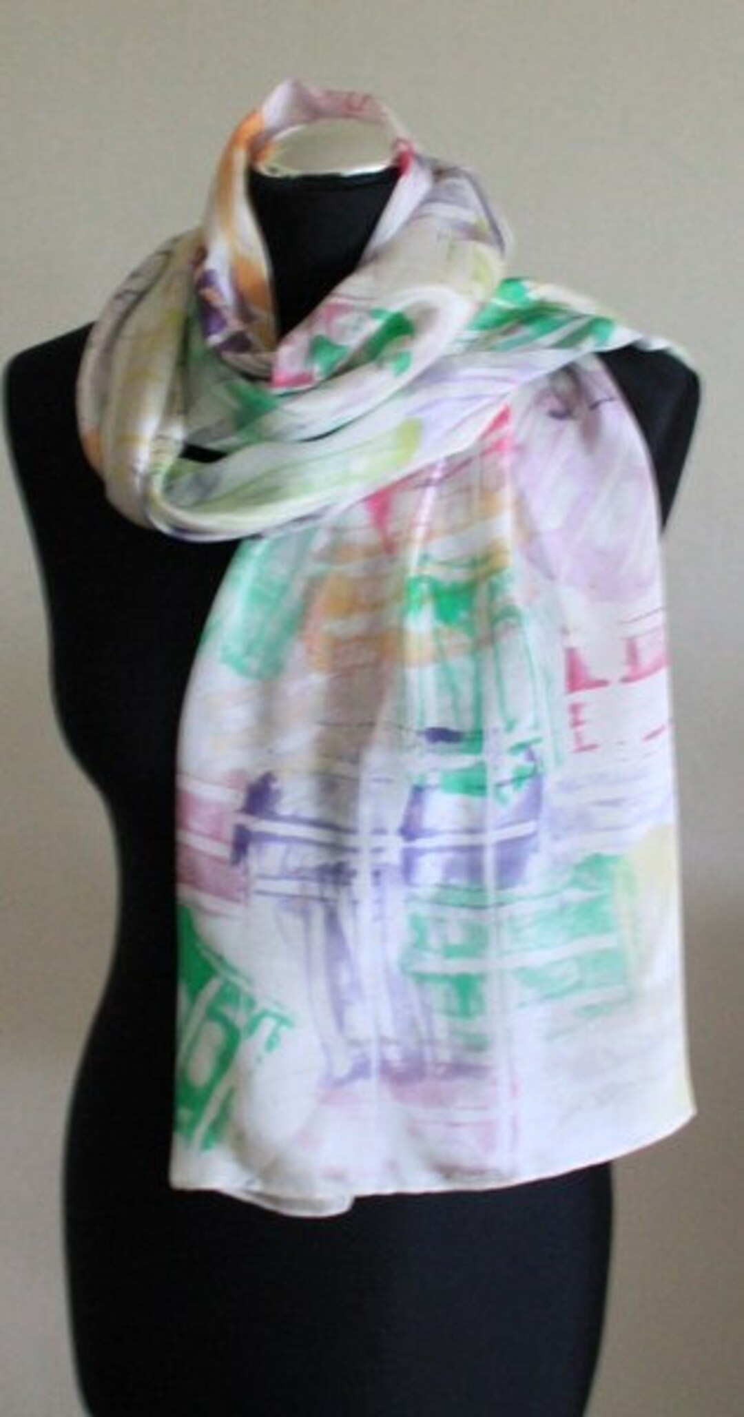 Scarve in Spring Color - Etsy