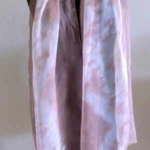 130-Silk scarf chiffon image 2