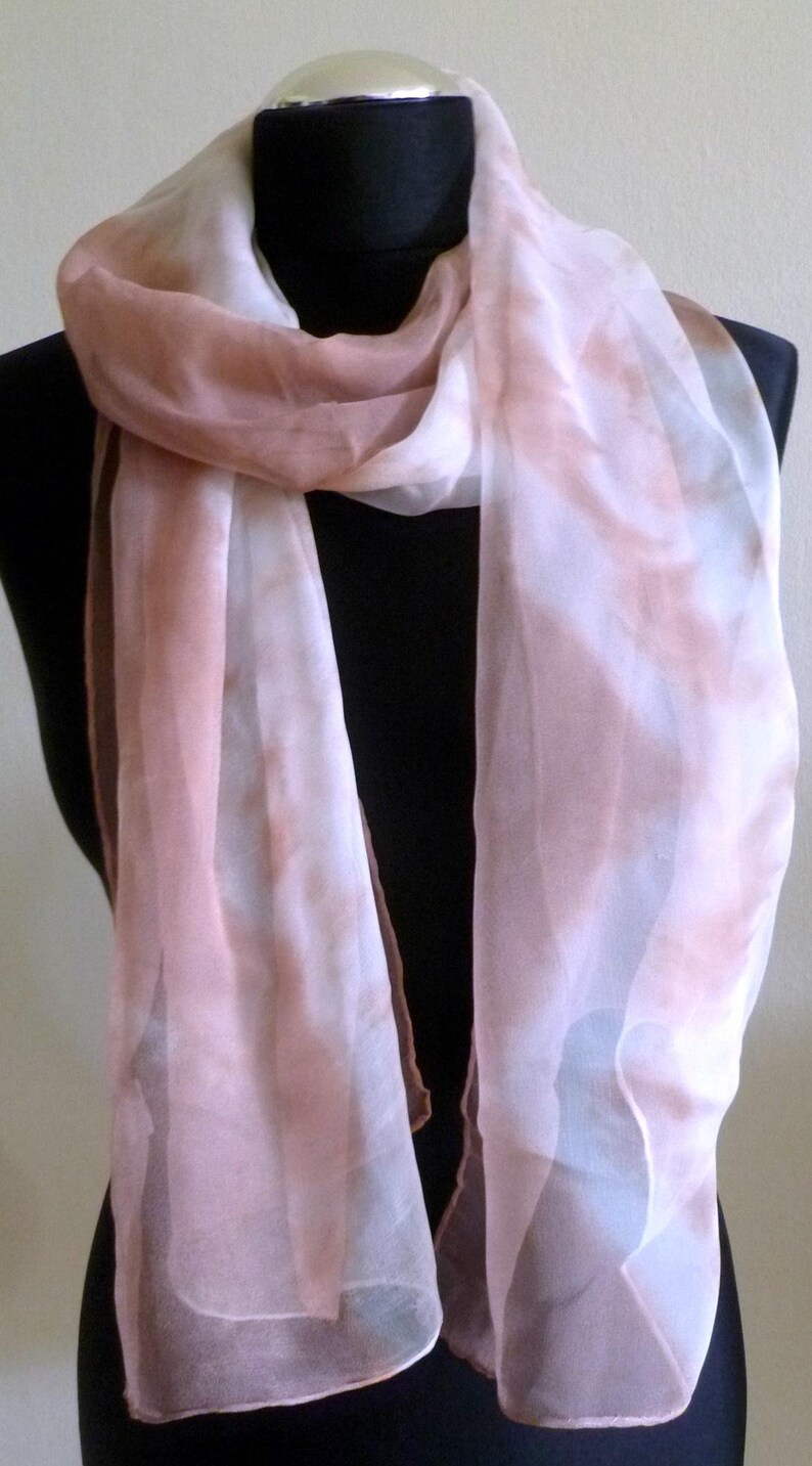 130-Silk scarf chiffon image 3