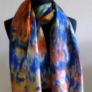 61-Small silk scarf image 1