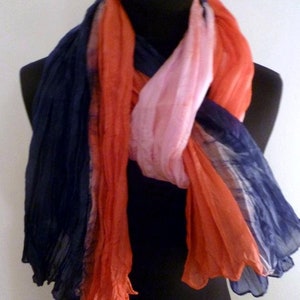 22-Silk scarf XL crash scarf image 1