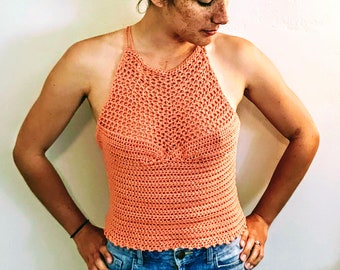 Summery Mellow Yellow Crochet Crop Top Pattern