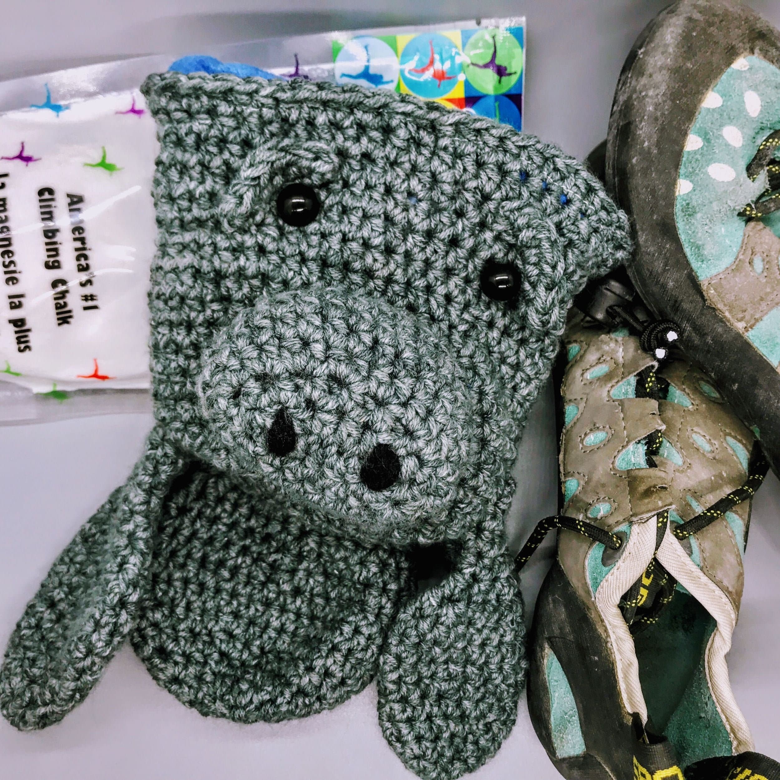 30 Manatee Crochet Patterns: Adorable Sea Cow Designs for Every Skill Level 27 Crocheted Manatee Chalk Bag