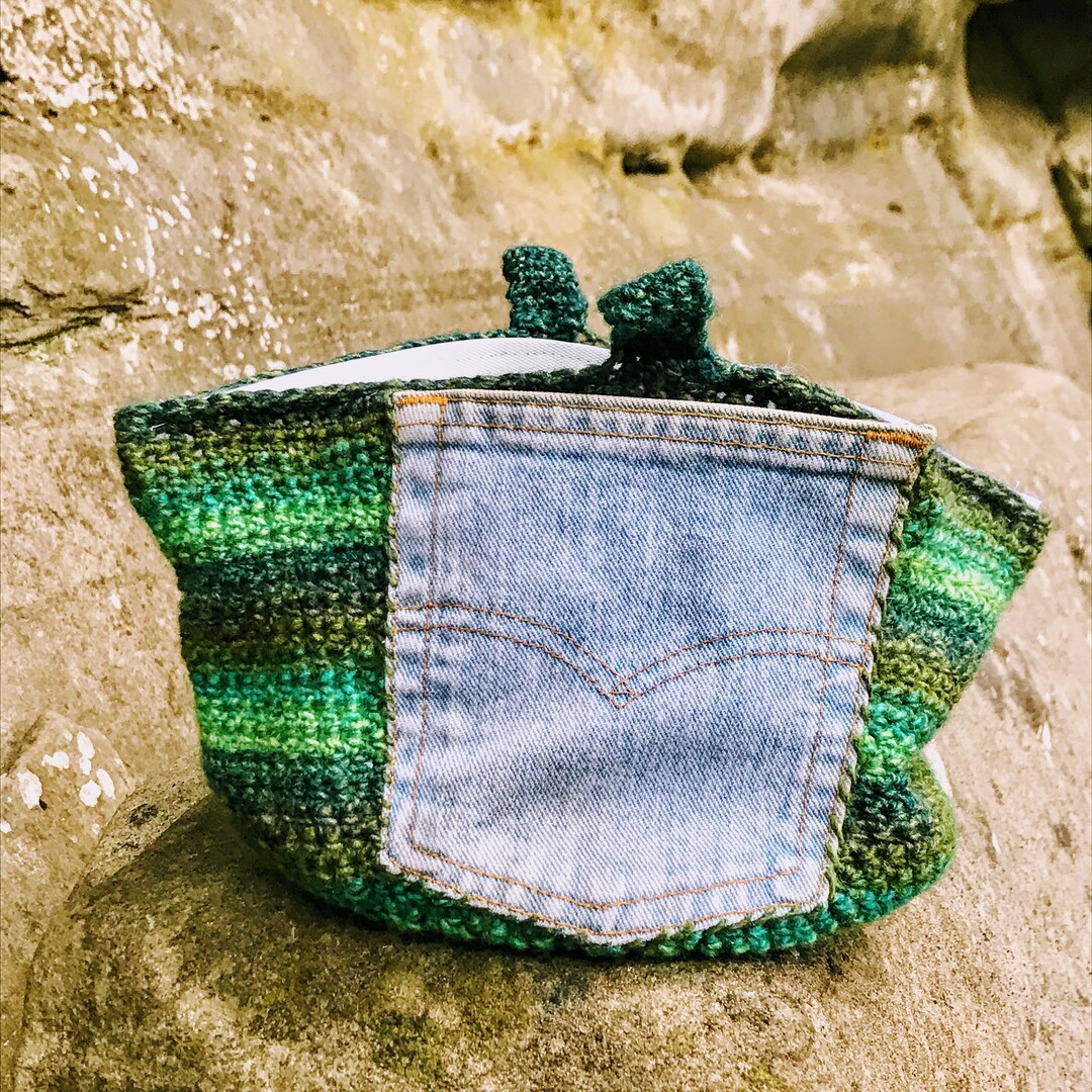 Evergreen Chalk Bucket Crochet Pattern for Bouldering and Rock Climbing