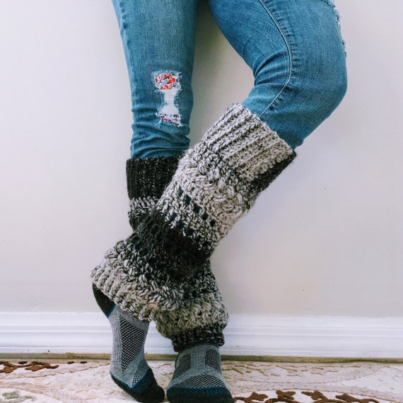 Leg Warmers Reflective Luminous Cozy Crochet Pattern -  Canada