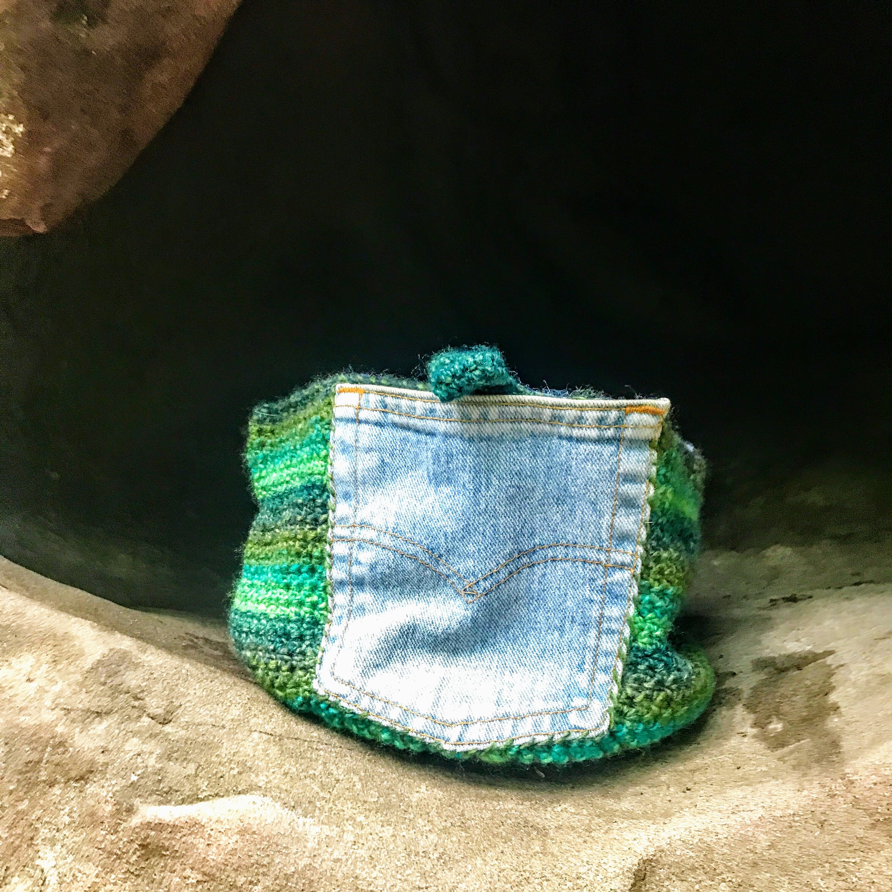 Evergreen Chalk Bucket Crochet Pattern for Bouldering and Rock Etsy