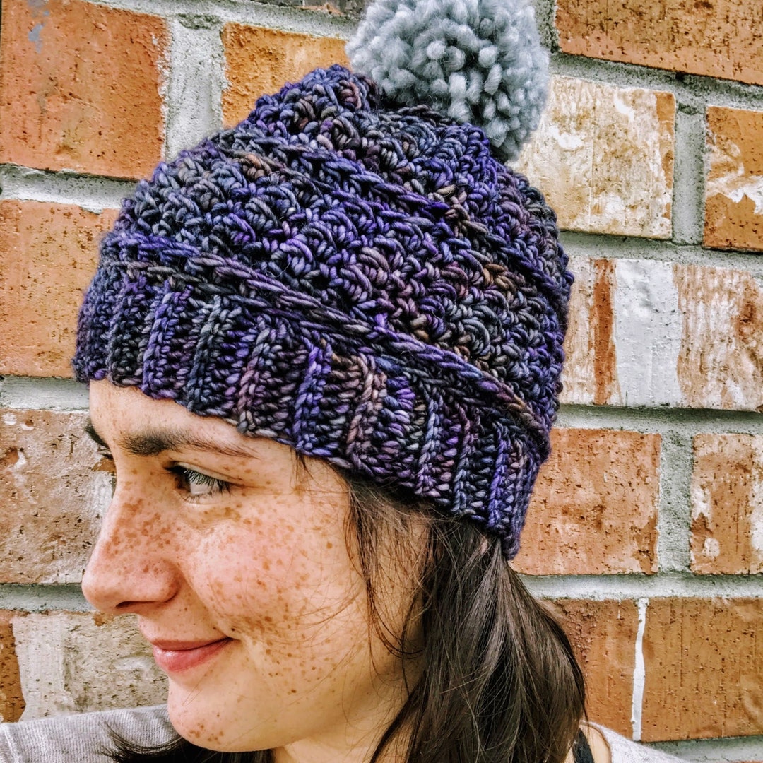 Crocheted Chunky Serenity Beanie Pattern - Etsy