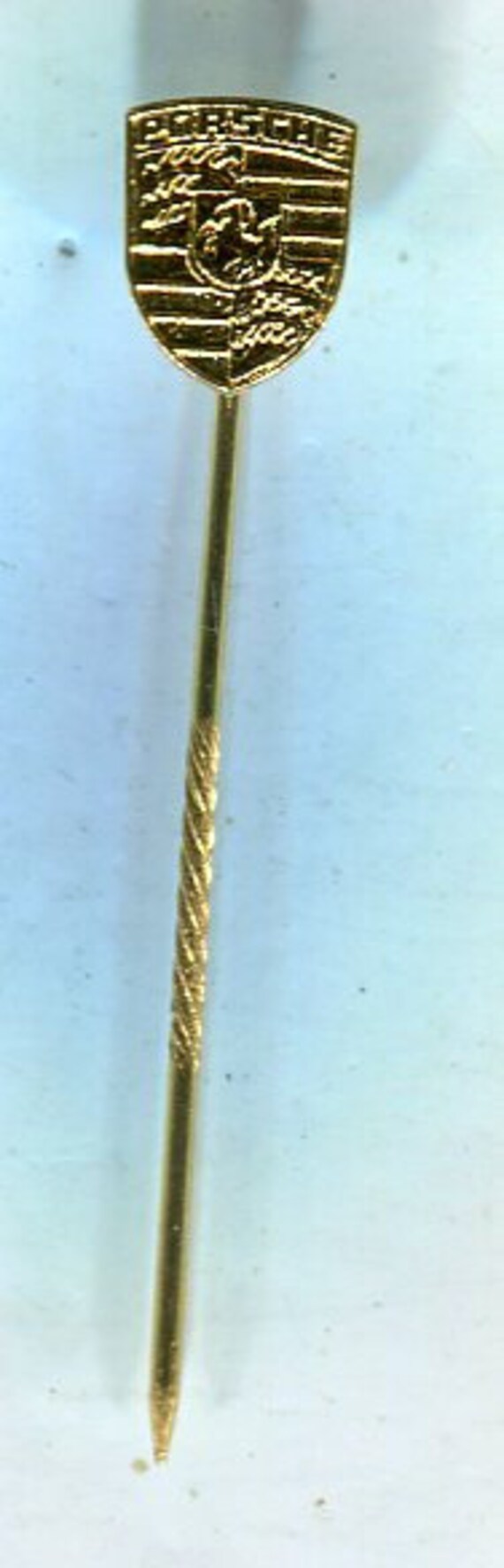 badge Porsche gold