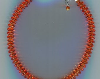 Conjunto de joyería artesanal de pulsera y collar de perlas talla 38