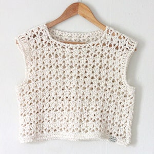 Crochet Crop Top Pattern, Easy Crochet Top Pattern, Crochet Pattern ...