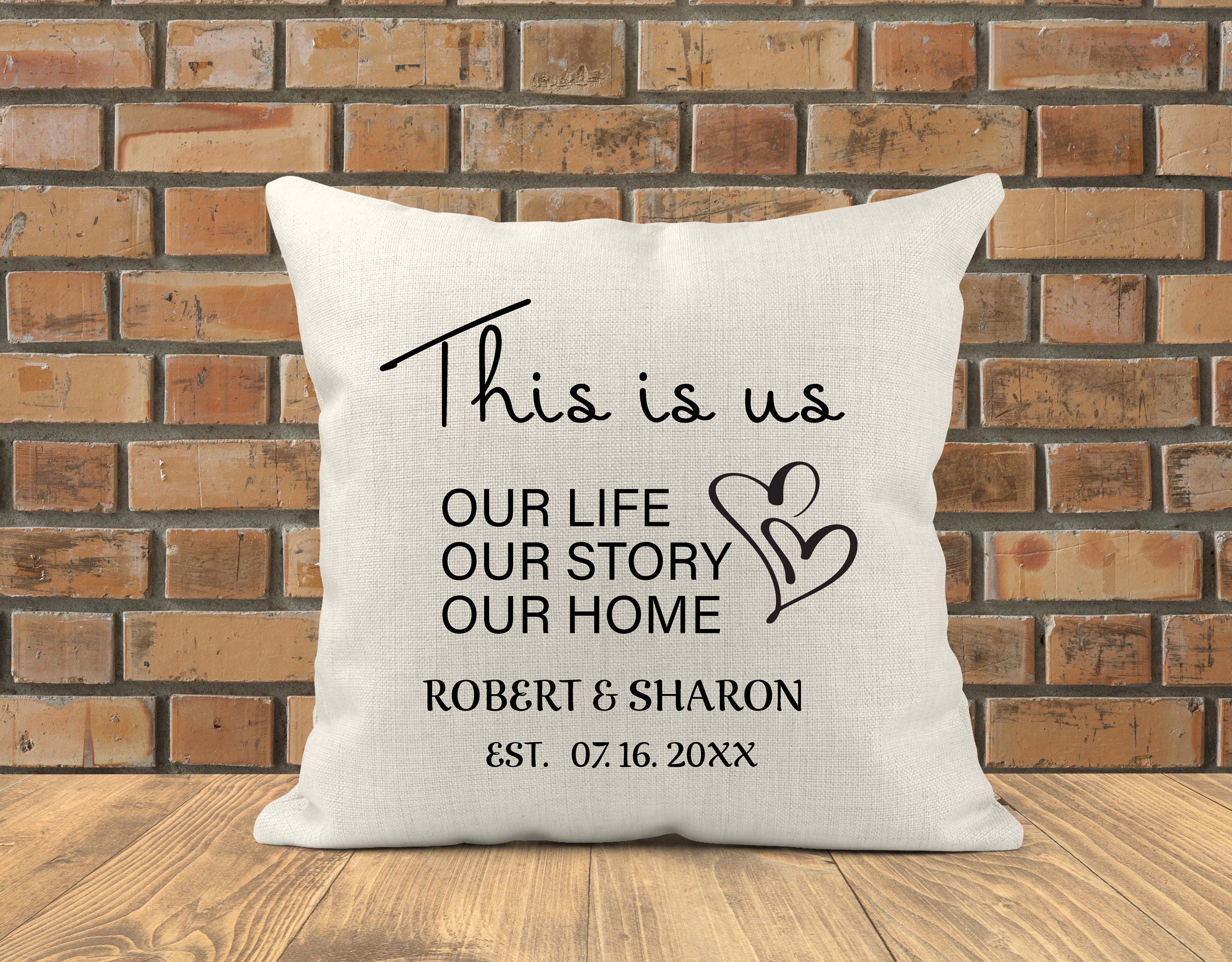 Personalized This Is Us Pillow Custom Pillow Wedding Gift Etsy