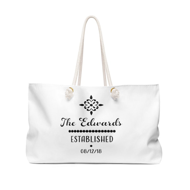 Personalized Weekender Bag