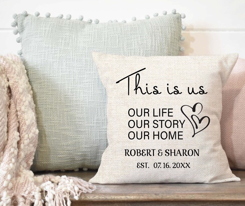 Personalized This is Us Pillow Custom Pillow Wedding Gift Etsy