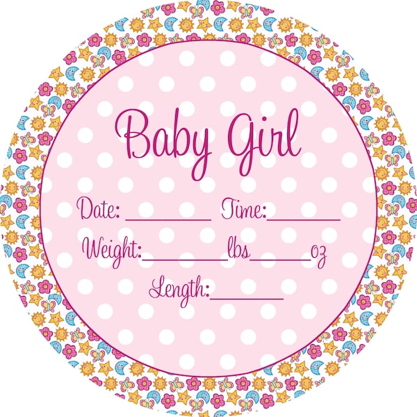 It’s a girl wreath sign, metal wreath sign, 8 inch round sign, wreath attachment, wreath embellishment, Personalized Baby announcement