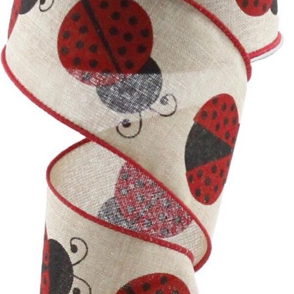 Lady Bug Ribbon - Etsy