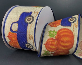 2.5” x 10 yard wired fall truck ribbon, 61012-40-27