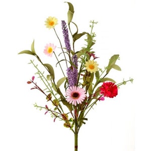 23” daisy & lavender pick, filler flowers, MTF22600
