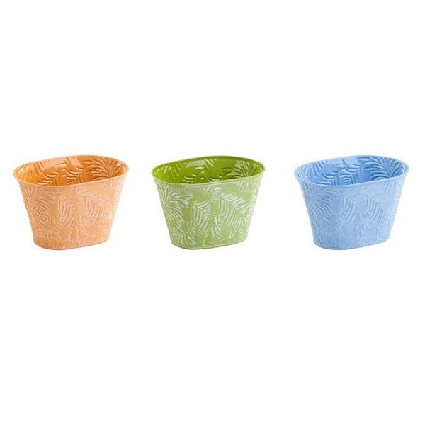 Blue Flower Pot Etsy
