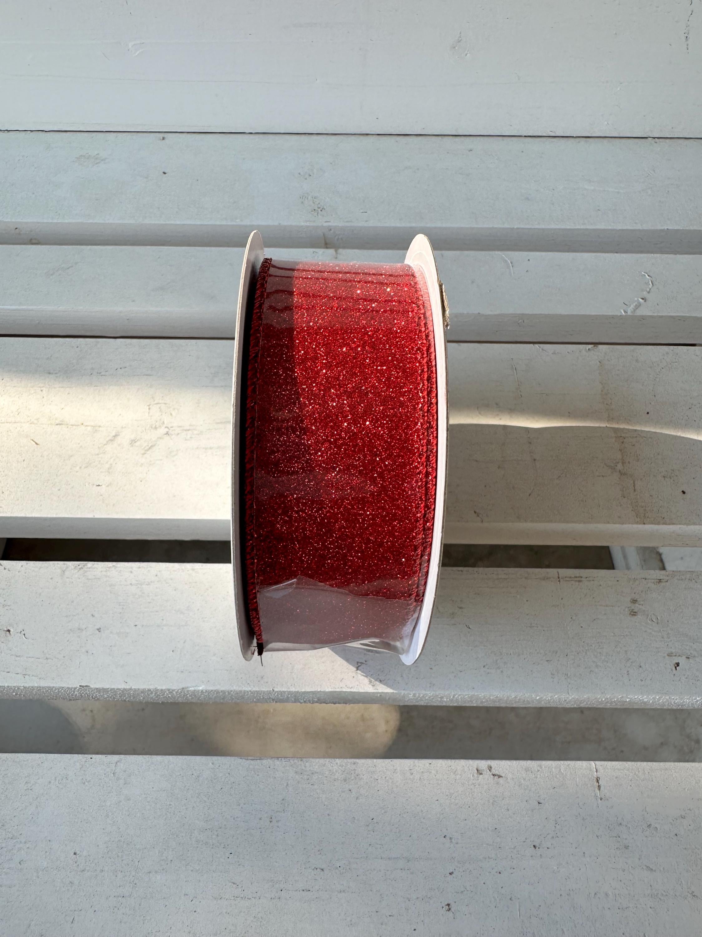 Ribbon Queen Christas Stewart Tartan 2.5" Plaid Wire Wired Edge Edged