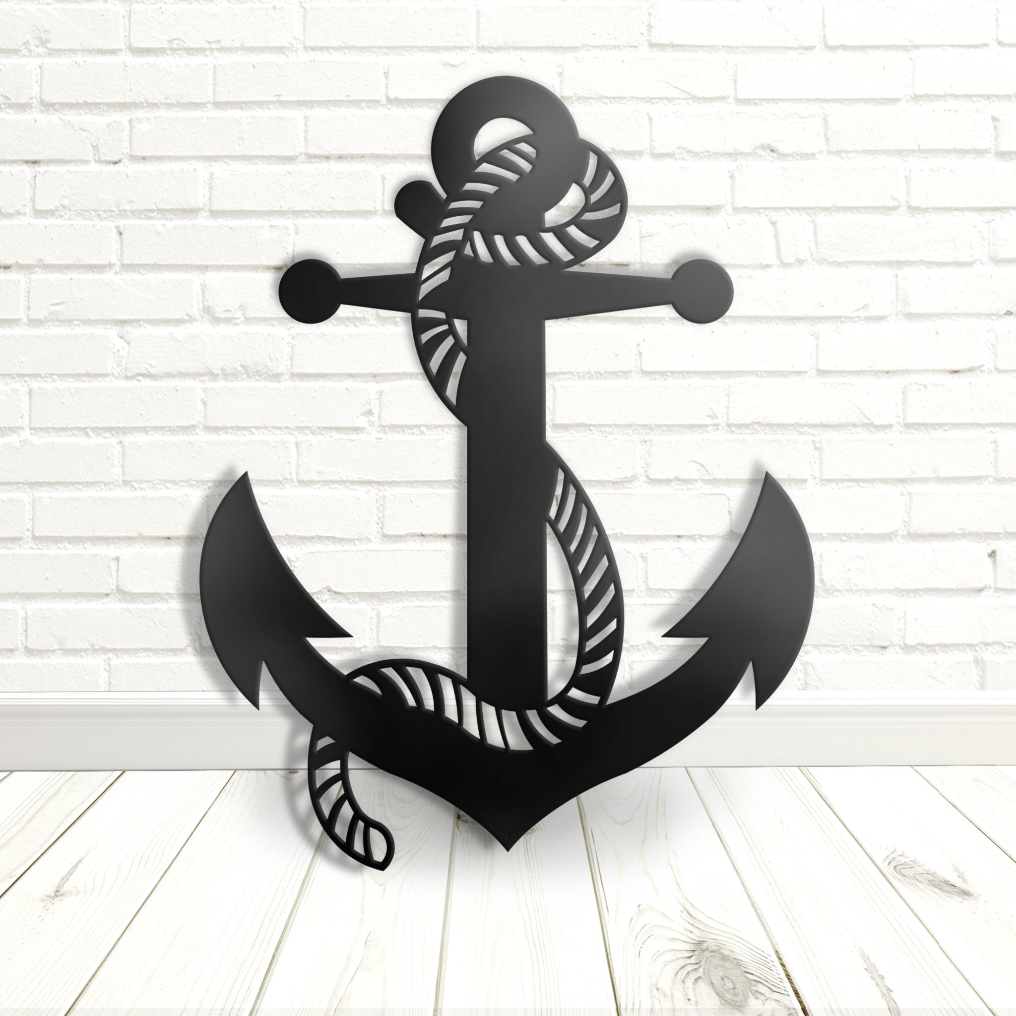 Metal Anchor Wall Decor Nautical Wall Decor Nautical Etsy