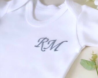 baby clothes with initials