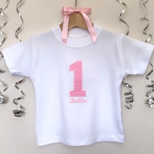 Age Birthday Top - Birthday Tee -  Birthday Top - Personalised Birthday T-Shirt - Personalised Birthday Vest - Embroidered Age 1 2 3 4 5 6